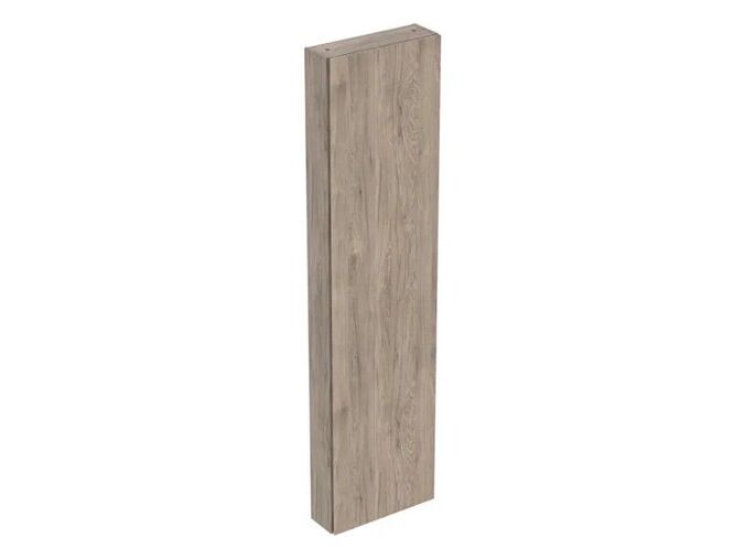 Geberit iCon vysoká skříňka, 1x dvířka, vnitřní zrcadlo, 45x15x180 cm, dekor ořech hickory