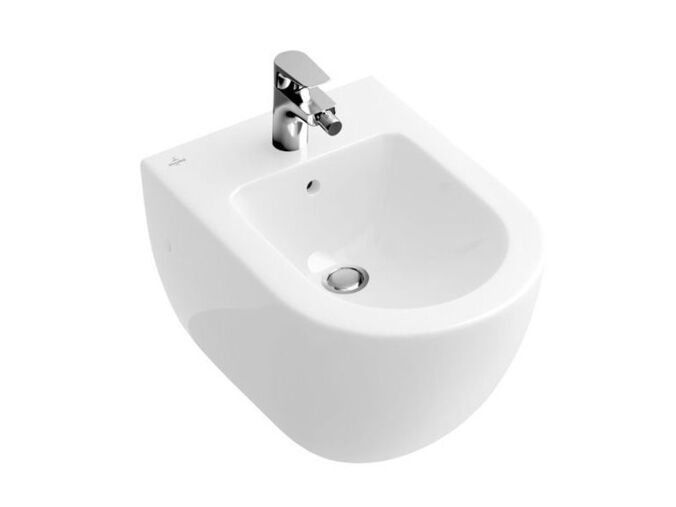 Villeroy & Boch Subway 2.0 bidet závěsný compact, 355x480mm, bílá, CeramicPlus