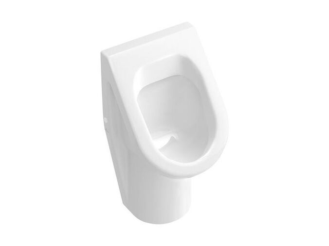 Villeroy & Boch ARCHITECTURA odsávací pisoár, 355x620x385mm, přívod vody skrytý, s cílovým objektem, bílá CeramicPlus