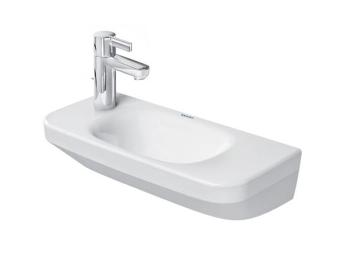 Duravit DuraStyle umývátko 500x220mm bez přepadu, otvor pro baterii vlevo, WonderGliss