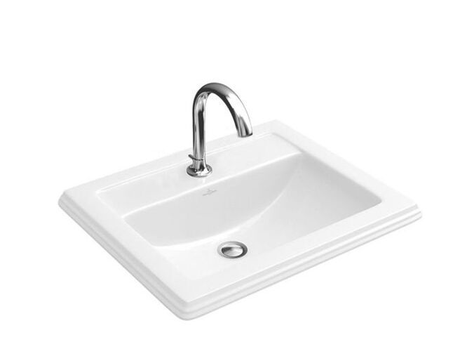 Villeroy & Boch Hommage zápustné umyvadlo, 630x525mm, bílá, CeramicPlus