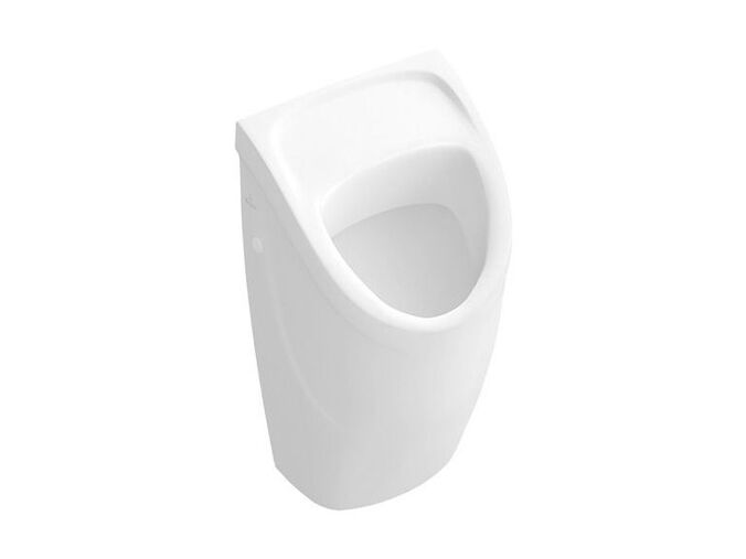 Villeroy & Boch O.NOVO Compact odsávací pisoár, 290x495x245mm, přívod vody skrytý, bílá CeramicPlus