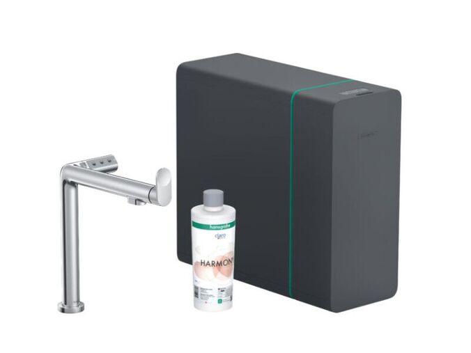 Hansgrohe Aqittura M91 Dřezová baterie, SodaSystem, sBox, chrom