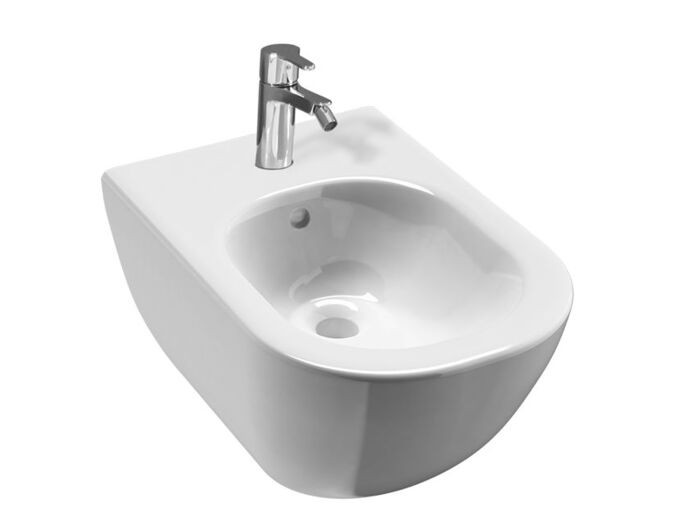 Jika Mio závěsný bidet (včetně Easyfit), JIKA perla, bílá