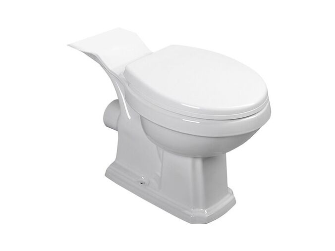 Aqualine ANTIK WC kombi mísa, 35x72 cm, zadní/spodní odpad, bílá