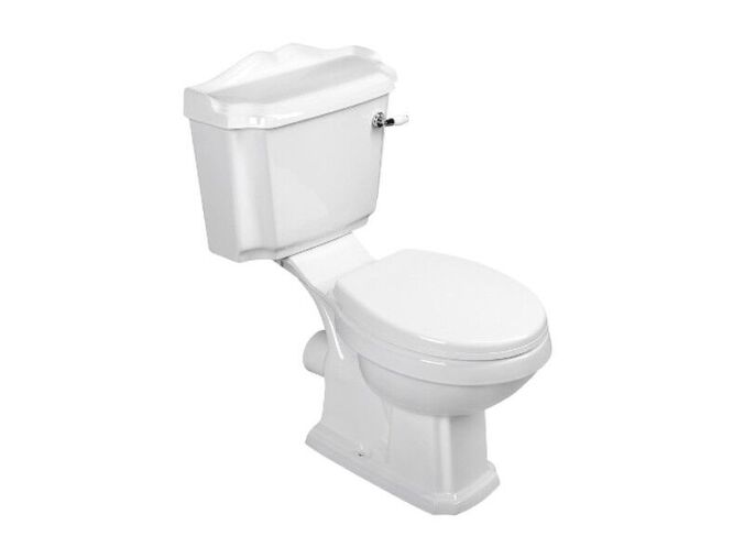 Aqualine ANTIK WC kombi, retro, spodní/zadní odpad, bílá