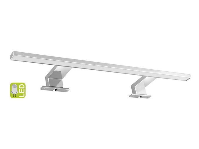 Aqualine SERAPA LED svítidlo, 9W, 230V, 600x40x100mm, hliník, chrom