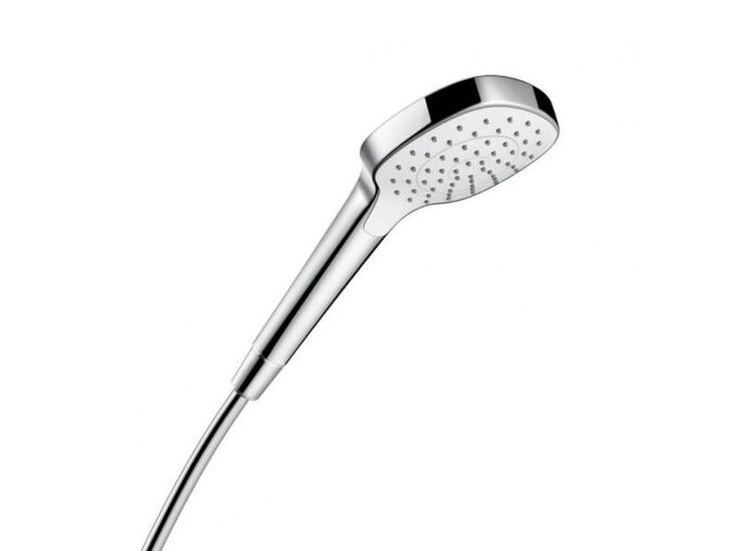 Hansgrohe Croma Select E Sprchová hlavice, EcoSmart, bílá/chrom