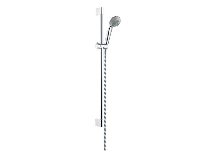 Hansgrohe Crometta 85 Set sprchové hlavice, tyče a hadice, Green 6 l/min, chrom