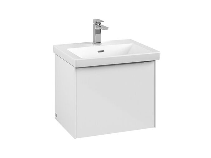 Villeroy & Boch Subway 3.0 skříňka pod umyvadlo s osvětlením 52,3x44,75x42,9 cm, 1x zásuvka, Brilliant White