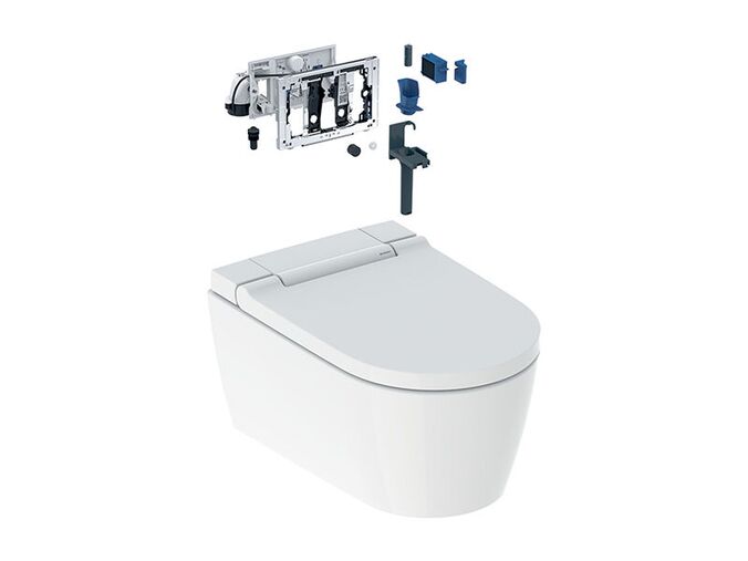 Geberit AquaClean kompletní závěsné WC Sela 57 cm, DuoFresh, KeraTect, bílá