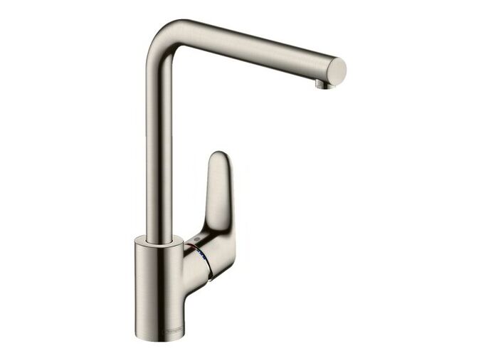 Hansgrohe Focus M41 Dřezová baterie, vzhled nerezu