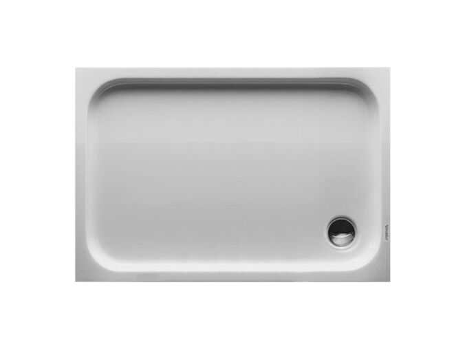 Duravit D-Code akrylátová vanička 120x80cm, odpad 90mm, Antislip