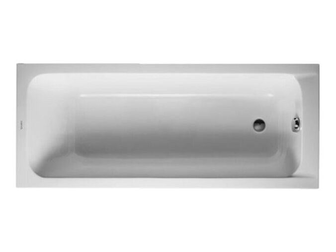 Duravit D-Code obdélníková akrylátová vana 170x70cm, vestavná