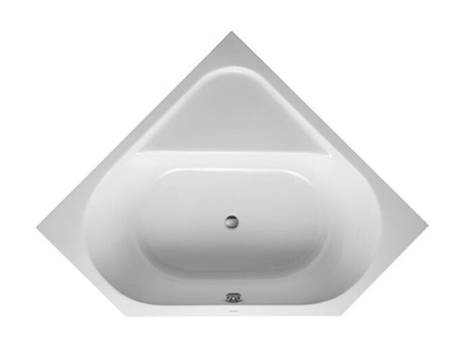 Duravit D-Code rohová akrylátová vana 1400x1400mm, vestavná