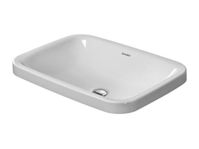 Duravit DuraStyle Umyvadlo nábytkové 600x430 mm, s WonderGliss, alpská bílá