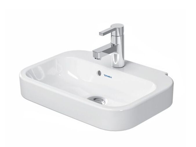 Duravit Happy D.2 umývátko 50x36cm s přepadem a otvorem pro baterii