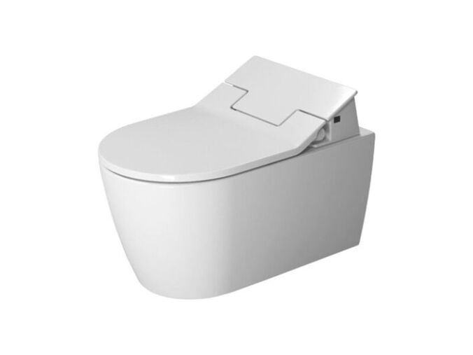 Duravit Set ME by Starck/ SensoWash - ME by Starck rimless závěsný klozet 252959, SensoWash Slim 611000, skryté připojení, bílá