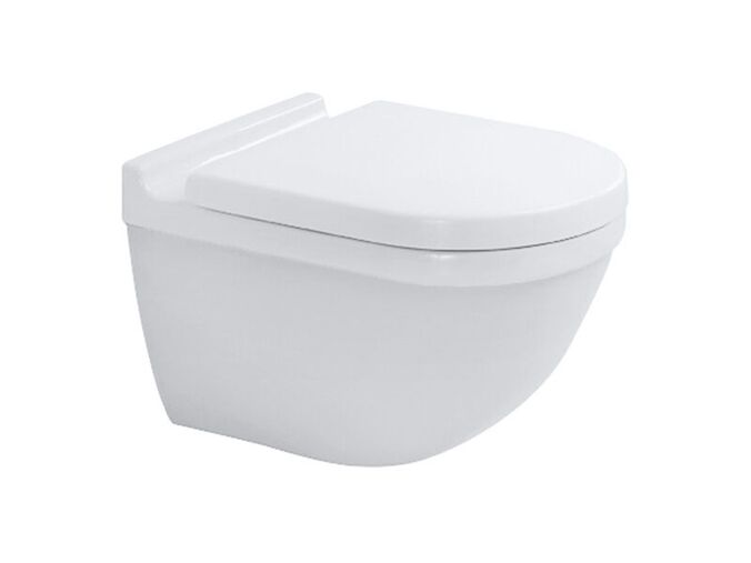 Duravit Starck 3 závěsné WC 36x54 cm, Rimless, bílá