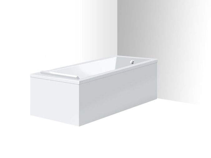 Duravit Starck vanový panel 149x69 cm, do pravého rohu, bílá