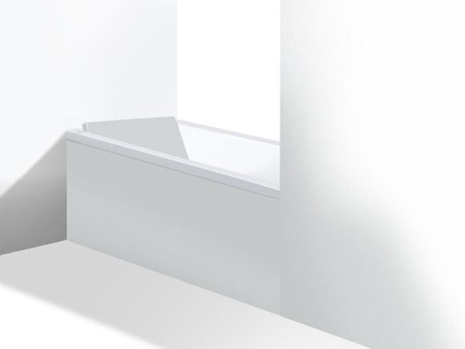 Duravit Starck vanový panel 159 cm, do niky, bílá