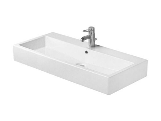 Duravit Vero umyvadlo na desku 1000x470mm s přepadem, otvor pro baterii