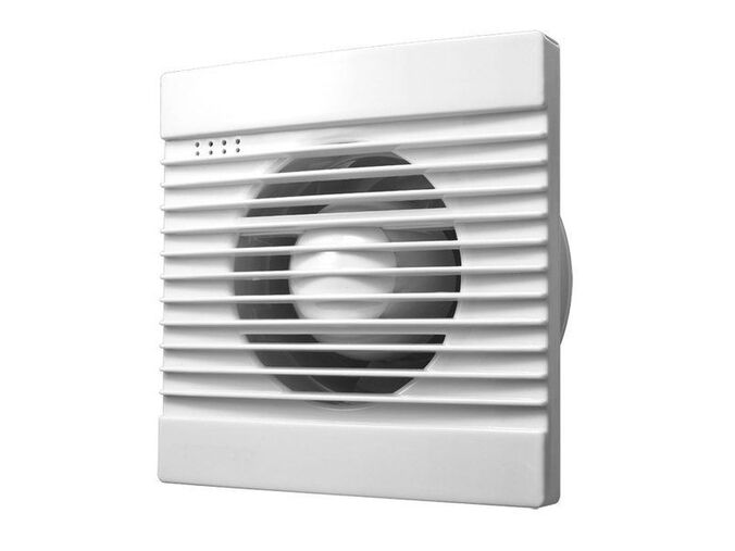 Aqualine Koupelnový ventilátor, 230V/50Hz, 100mm, bílá