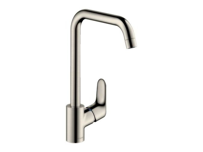 Hansgrohe Focus M41 Dřezová baterie, vzhled nerezu