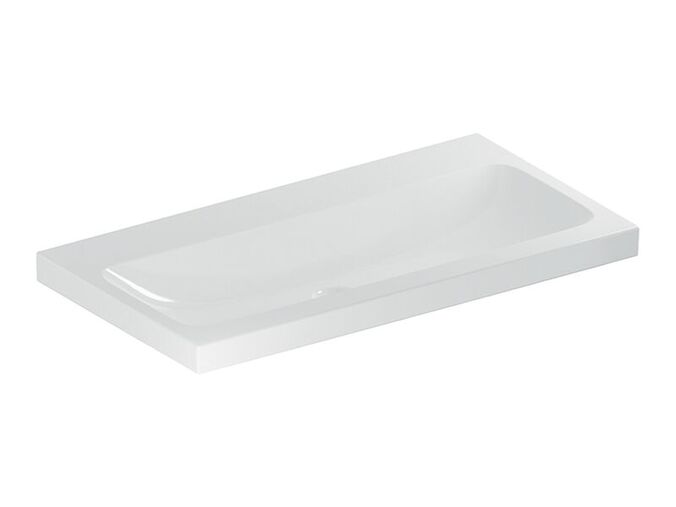 Geberit iCon Light umyvadlo 90x48 cm, bez otvoru pro baterii, bez přepadu, KeraTect, bílá