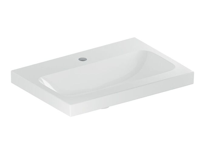 Geberit iCon Light umyvadlo, 60x42 cm, s otvorem pro baterii, bez přepadu, bílá