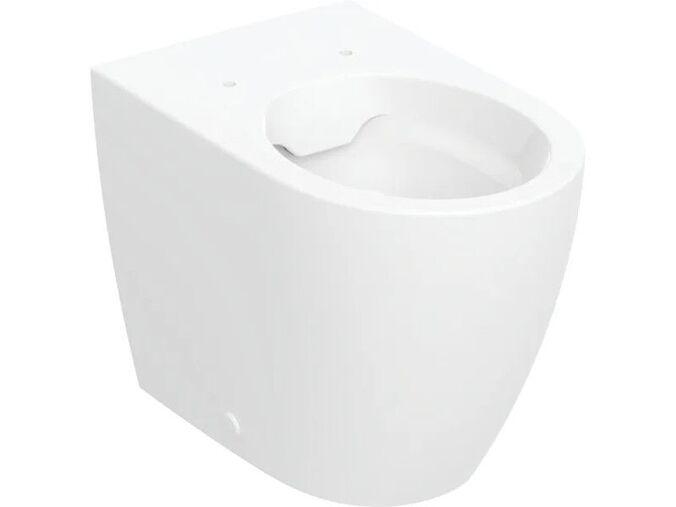 Geberit iCon stojící WC 56 cm, hluboké splachování, ke stěně, Rimfree, KeraTect, bílá