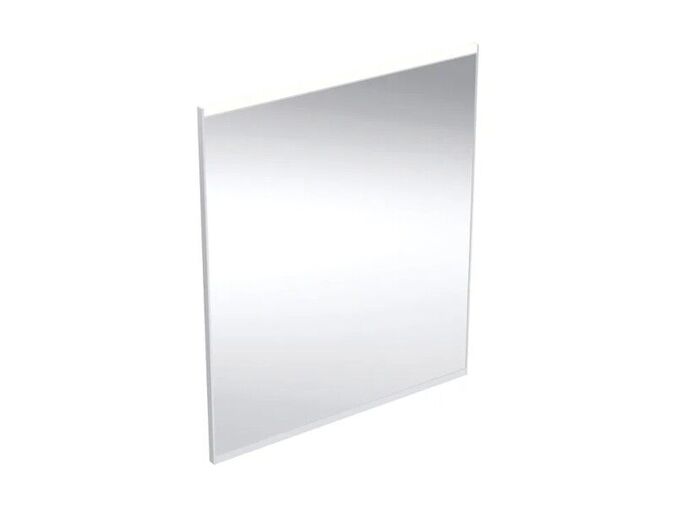 Geberit Option Plus Square zrcadlo s přímým a nepřímým osvětlením, 60x70 cm, hliník