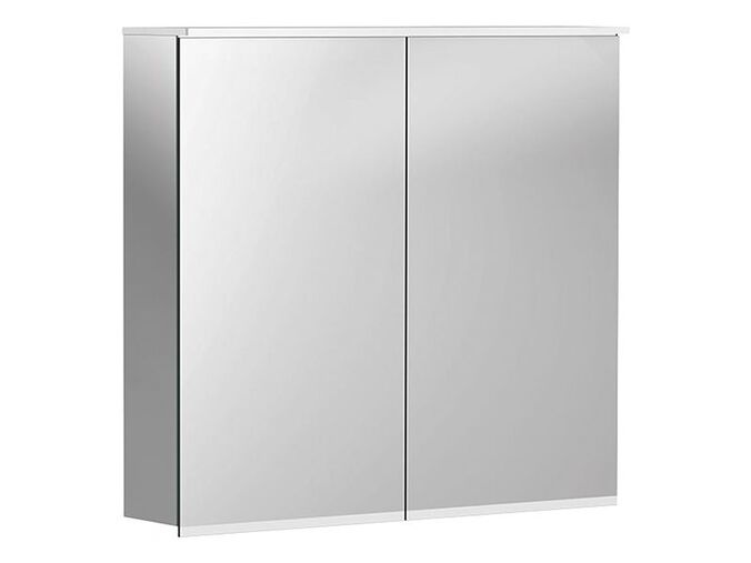 Geberit Option Plus zrcadlová skříňka s osvětlením, dvoje dvířka 75x17,2x70 cm, CEE 7/16