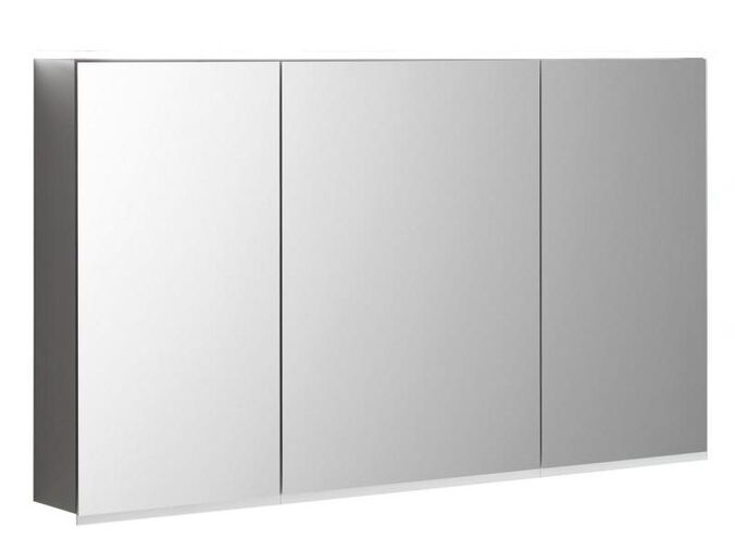 Geberit Option Plus zrcadlová skříňka s osvětlením, trojí dvířka 120x17,2x70 cm, CEE 7/16