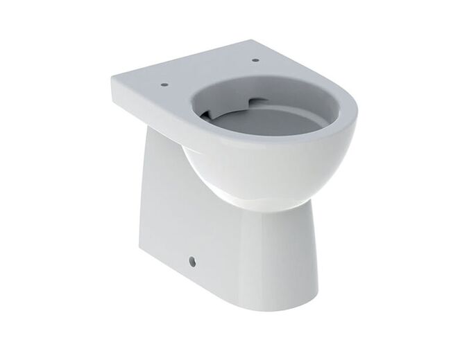 Geberit Selnova Compact stojící WC 48x35,5 cm, vario odpad, Rimfree, bílá