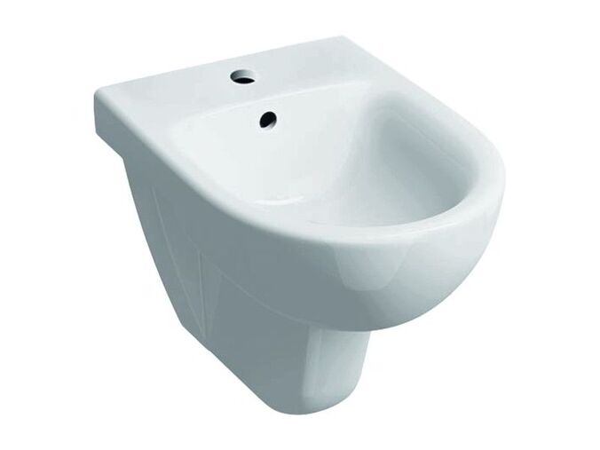 Geberit Selnova závěsný bidet 35x34,5x53 cm, s otvorem pro baterii, s přepadem, bílá 