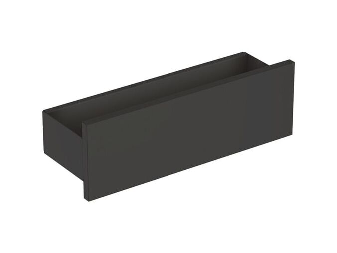 Geberit Smyle Square nástěnná polička 45x15x14,8 cm, láva mat/láva mat