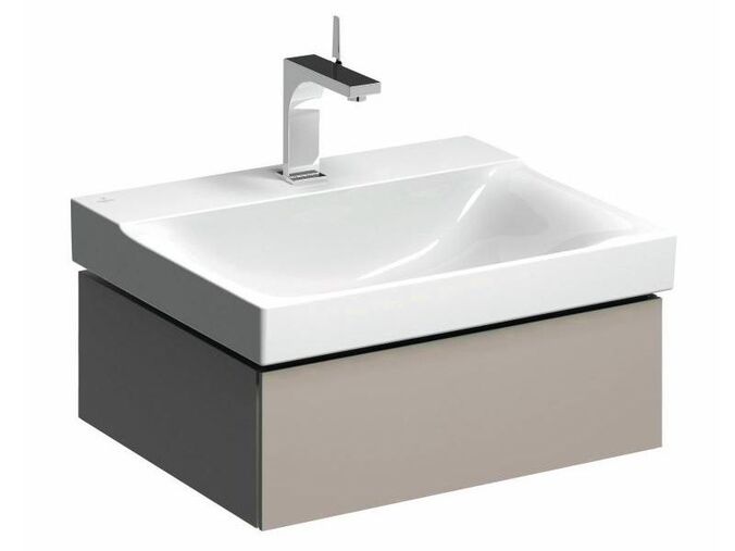 Geberit Xeno2 skříňka pod umyvadlo, se zásuvkou 58x46,2x22 cm, lak matný, greige