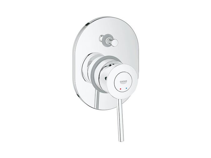 Grohe BauClassic Vanová baterie pod omítku, s tělesem, chrom