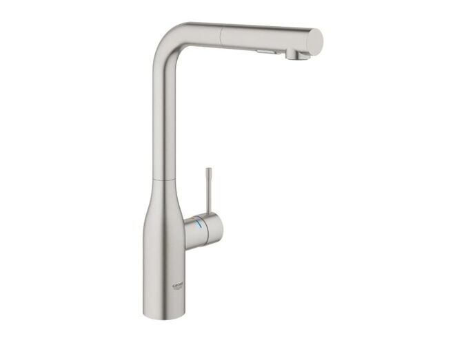 Grohe Essence Dřezová baterie s výsuvnou sprškou, supersteel