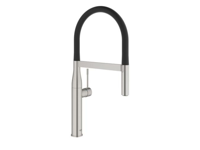 Grohe Essence Dřezová baterie s flexibilním ramenem s přepínačem, supersteel