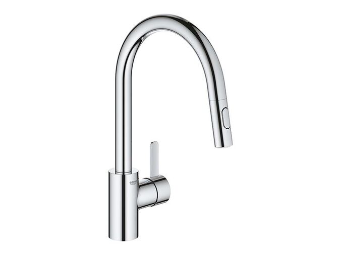 Grohe Eurosmart Cosmopolitan Dřezová baterie s výsuvnou sprškou, chrom