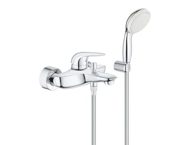 Grohe Eurostyle Páková vanová baterie s příslušenstvím, chrom