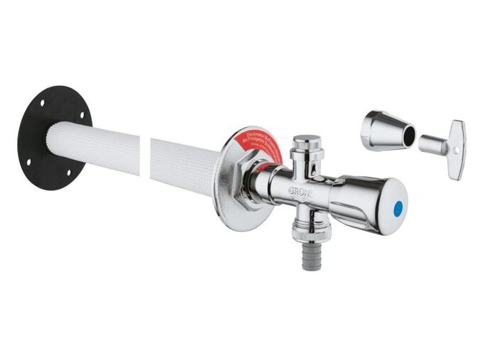 Grohe Eurotec Venkovní nástěnný set, matný chrom