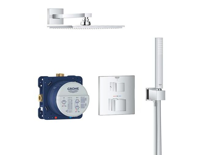 Grohe Grohtherm Cube Sprchový set Rainshower Allure 230 s termostatem pod omítku, 1 proud, chrom