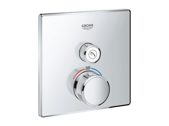 Grohe Grohtherm SmartControl Termostatická sprchová baterie pod omítku s 1 ventilem, chrom