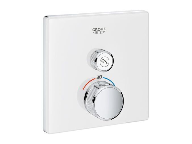 Grohe Grohtherm SmartControl Termostatická sprchová baterie pod omítku s 1 ventilem, měsíční bílá