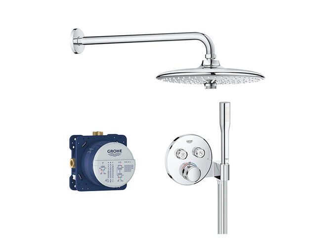 Grohe Grohtherm SmartControl Sprchový set Perfect s podomítkovým termostatem, 3 proudy, chrom