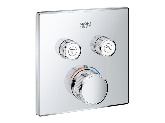 Grohe Grohtherm SmartControl Termostatická baterie pod omítku se 2 ventily, chrom