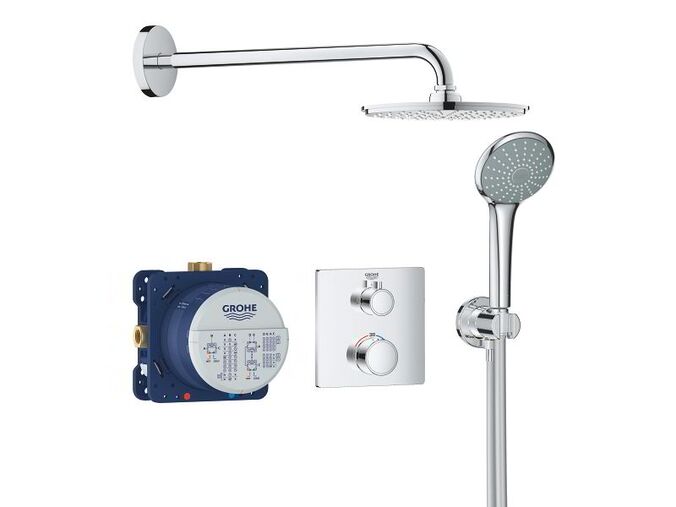 Grohe Grohtherm Sprchový set Rainshower Cosmopolitan 210 s termostatem pod omítku, chrom